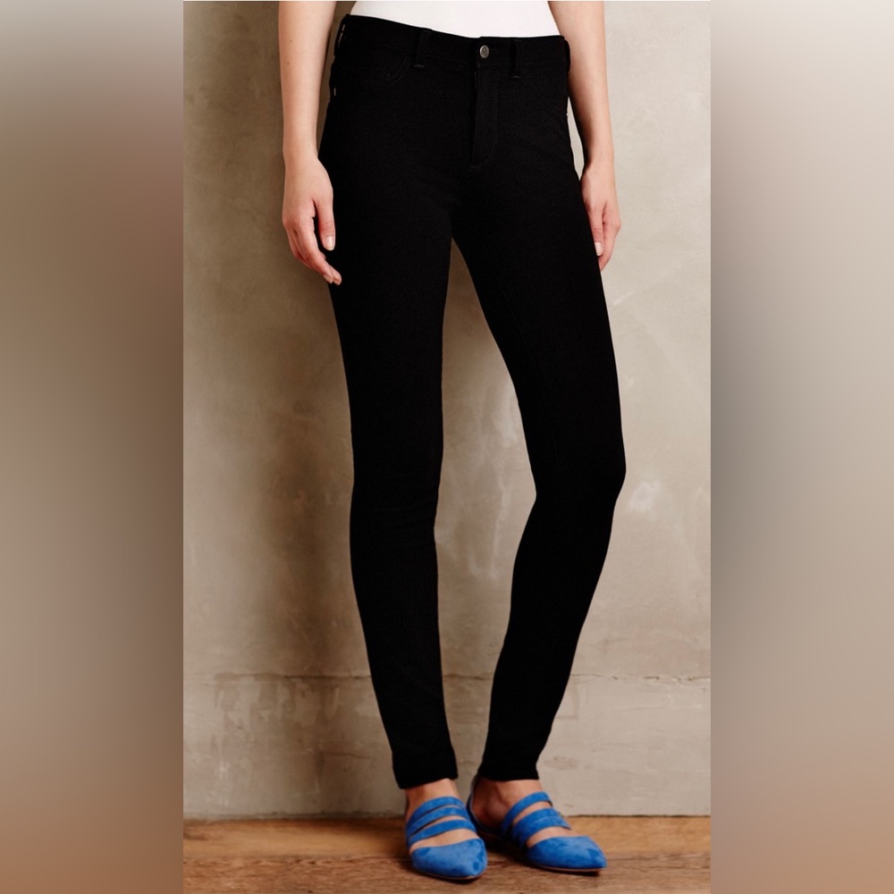 SOLD / Anthropologie Pilcro + Letterpress Serif Ponte Legging “Jeans” | Size 26
